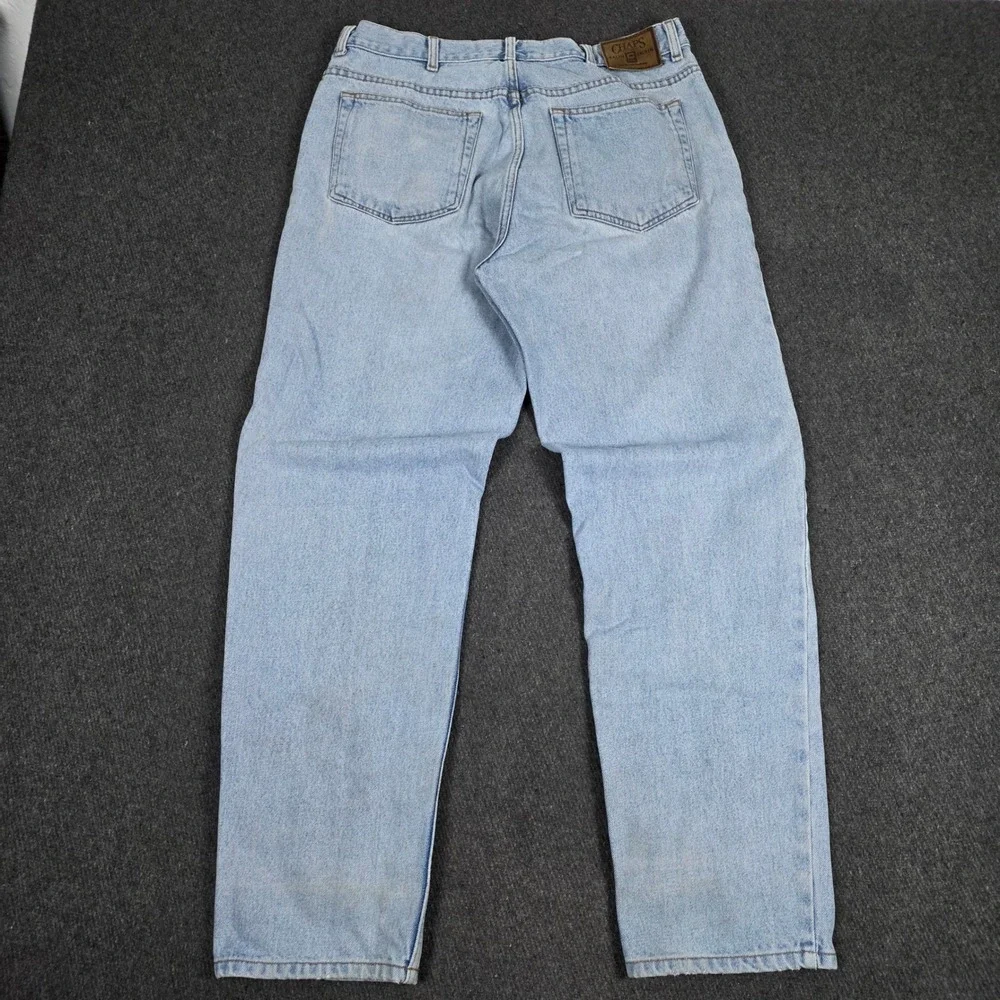 Chaps Ralph Lauren Jeans Mens Fits 34x30 Relaxed Straight Denim 90s Vintage